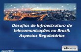 Desafios de Infraestrutura de telecomunicações no …...Instrumentos Regulatórios PGMC (Res. n694/2018), RGI (Res. 693/2018); Regulamento de Compartilhamento de Infraestrutura (Res.