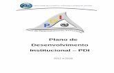 Plano de Desenvolvimento Institucional PDI · QUADRO 11 - Tipos de Avaliação empregados e objetivos principais a serem ... Este PDI terá a vigência de cinco anos, 2012 a 2016,