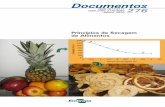 Documentos ISSN online 2176-5081276 Janeiro, 2010 · 2018-12-06 · Psicrometria O processo de secagem utiliza ar quente para a transferência de calor para o alimento e a consequente