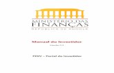Manual do Investidor - Axigen...Portal do Investidor República de Angola Ministério das Finanças PINV – Portal do Investidor Versão 0.3 Pág. 2 de 49 HISTÓRICO DE REVISÕES