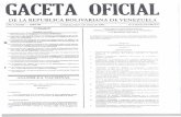 DE LA REPUBLICA BOLIVARIANA DE VENEZUELA · PDF file La República Bolivariana de Venezuela y la República de Chile, animadas por el deseo de regular sus relaciones en el área de