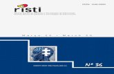 ISSN: 1646-9895 · 2020-05-14 · RISTI, N.º 36, 03/2020 i wi Revista lbérica de Sistemas e Tecnologias de Informação Revista lbérica de Sistemas y Tecnologías de Información