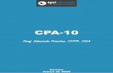 CPA-10 - EPCI · 2020-04-13 ·  Página | 1 A EMPRESA A EPCI Certificações Financeiras oferece cursos preparatórios para as Certificações CPA-10,