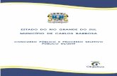 MUNICÍPIO DE CARLOS BARBOSA · 2019-10-16 · MUNICÍPIO DE CARLOS BARBOSA/RS CONCURSO PÚBLICO PARA PROVIMENTO DE CARGOS DOS PODERES EXECUTIVO E LEGISLATIVO E PROCESSO SELETIVO