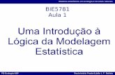 Uma Introdução à Lógica da Modelagem Estatística - USPcmq.esalq.usp.br/BIE5781/lib/exe/fetch.php?media=00... · 2018-11-05 · PG-Ecologia-USP Paulo Inácio Prado & João L.