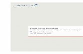 Prospecto de venda 30 de Junho de 2011 · Credit Suisse Fund (Lux) Fundo de investimento ao abrigo do direito luxemburguês Prospecto de venda 30 de Junho de 2011