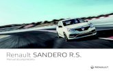 Renault SANDERO R.S....pulo 2 até o símbolo ficar na direção da marcação 3. Os faróis diurnos se apagam progressivamente quando são usadas como lanternas laterais. A luz indicadora
