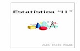 Estatística “II”JAIR CROCE FILHO. 2 ÍNDICE-CAPÍTULO I - Modelo Probabilístico Página - 6-CAPÍTULO II - Variável Aleatória ... 11 3.1. Distribuição Bernoulli - 11 3.1.1.