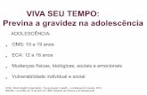 VIVA SEU TEMPO: Previna a gravidez na adolescência · Gravidez na Adolescência Riscos para o Recém Nascido Dados do Ceará 2018: Parto prematuro (