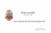 Página Inicial - PrInt na USP · 2018-12-12 · Distribuição inicial – duas bolsas de 6 meses anuais (ou 1 de 12 meses) para cada programa Expectativa de preenchimento inicial