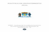 POLÍTICA DE INVESTIMENTO 2016 - Florianópolis · 2016-01-13 · fundos multimercados cuja rentabilidade em doze meses for abaixo do benchmark por três meses consecutivos poderão