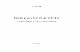Balanço Social 2013 - CCDR-N...Balanço Social 2013 (2014)-DSCGAF - DORH - 3 - O Índice de Tecnicidade 3verificado foi de 67,34 ( ). A relação entre os dirigentes e o restante
