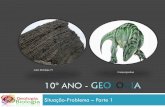 10º ano - Geologia · 10º ANO - GEOLOGIA Situação-Problema –Parte 1 Cabo Mondego, Pt Compsognathus. A história da Terra encontra-se escrita nas rochas. É uma história feita