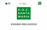 ENSINO RELIGIOSO - Prefeitura Municipal de Santa Maria · 2019-12-13 · 3.ENSINO RELIGIOSO ... servirá como referencial para a formação inicial e continuada de professores, para