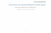 POLÍTICA DE INVESTIMENTO 2019-2023 · - 1 - polÍtica de investimento 2019-2023 plano de benefÍcios telemarprev vigência: 01.01.2019 a 31.12.2023