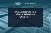 Relatório de Atividades Relatório de 2017 …...II – Atividades Desenvolvidas 6 – Estrutura Organizacional e Funcional 20 IV – Orçamento e Execução Financeira 41 V – Balanço