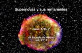 Supernovas y sus remanentes - UNAMjane/ASTROFISICA/sja-snr-11-1.pdf · Supernovas y sus remanentes Jane Arthur VII Escuela de Verano Julio 2011. Walter Baade y Fritz Zwicky diferenciaron