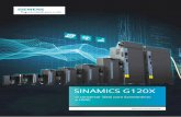 SINAMICS G120X - Siemens452854f4-… · custos e economia de recursos em todas as redes de tensão, e seu design compacto e característico economiza espaço no painel. SINAMICS G120X