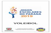 VOLEIBOL - Paraná · 2019-07-20 · voleibol feminino 12 a 14 anos grupo a: apuc-sÃo jose,c / jura-joÃo maffei rosa,ce / sjpi-milenium elite, c grupo b: gpva-sta terezinha m jesus,e