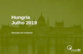 Hungria Julho 2019 - Turismo de Portugal · 2019-10-15 · Hungria Cntrl (Budapeste) Northern Great Plains. Southern Great Plains. Norte da Hungria. Central Transdanubia. Outros.