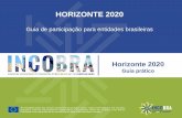 Horizonte H2020 Guia prático INCOBRA HORIZONTE 2020 · Alguns tópicos estão continuamente abertos, como os tópicos do instrumento PME, onde você pode enviar uma proposta a qualquer