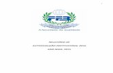 RELATÓRIO DE AUTOAVALIÇÃO INSTITUCIONAL 2016ffb.edu.br/sites/default/files/cpa/relatorios-de... · 2018-08-03 · 2 APRESENTAÇÃO O Relatório de Autoavaliação Institucional