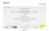 Há mais em nós - NOS · Optimus Lisboa — Colombo C.C. Colombo, Ij 0023, Av. Lusíada, 1500-392 LISBOA -Net - - Net - THE INTERNATIONAL CERTIFICATION NETWORK Annex 2 to the Certificate