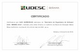 CERTIFICADO - UDESC / CEAVI · Certificamos que BRIGIANE MACHADO DA SILVA CARDOSO, participou do “Seminário de Engenharia de Software 2016- SEMESO 2016“, realizado pela Udesc