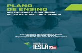 PLANO DE ENSINO - iesla.com.briesla.com.br/wp-content/uploads/2020/04/PLANO-DE-ENSINO-APREN… · A experiência do Ensino-Aprendizagem à Distância do IESLA-ESJUS está alinhada