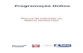Manual de instruções do Sistema Horário FácilSistema ... · Programação OnlineProgramação Online Manual de instruções do Manual de instruções do Sistema Horário FácilSistema