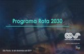 Programa Rota 2030 - Sindipecas...Site PPP – Rota 2030 26 Institutos Senai em 12 estados no Brasil Lean e Digitalização (depende da maturidade da empresa) 100 empresas atendidas