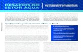 Public Disclosure Authorized DESAFIOS DO SETOR ÁGUA Notas ...€¦ · hídricos e outros setores estratégicos para a água (agricultura, energia, licenciamento ambiental, saneamento