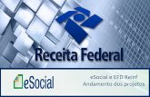 eSocial e EFD Reinf Andamento dos projetos - CRCRS | Conselho Regional de ... · 2020-04-01 · 1º grupo – a partir de 8 de janeiro de 2018 – Todas as Pessoas Jurídicas de Direito
