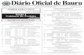 DIÁRIO OFICIAL DE BAURU 1 Diário Oficial de Bauru...2016/10/18  · 2 DIÁRIO OFICIAL DE BAURU TERÇA, 18 DE OUTUBRO DE 2.016 D E C R E T A Art. 1º Nos termos da Lei Municipal nº
