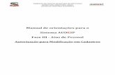 Manual de orientações para o Sistema AUDESP Fase III ... · TRIBUNAL DE CONTAS DO ESTADO DE SÃO PAULO SECRETARIA-DIRETORIA GERAL DIVISÃO DE AUDITORIA ELETRÔNICA 2 Introdução