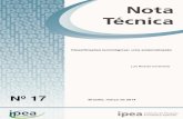 Classificações tecnológicas: uma sistematizaçãorepositorio.ipea.gov.br/bitstream/11058/5984/1/NT_n17_classificaco… · Na seção 3, descrevem-se as duas classificações tecnológicas