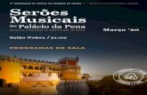 Março ‘20 - Parques de Sintra · Março ‘20 PROGRAMAS DE SALA 1 P R O G R A M A = 1 ... de Sintra dá início à 6ª Temporada de Música, organizada em parceria ... Por fim,