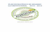 PLAN ESTRATÉGICO DE DESARRO- LLO INSTITUCIONAL 2012 2015 · 2019-05-08 · LA PRIMERA UNIVERSIDAD AGROPECUARIA DEL PAIS 1 1. INTRODUCCIÓN La Universidad Técnica Estatal de Quevedo