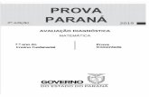 2ª edição - Paraná · SAEB contemplar, em suas avaliações, apenas o 5º e 9º anos do Ensino Fundamental e a 3ª série do Ensino Médio. Como a Prova Paraná – 2ª edição