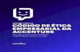 Seja Bem-vindo ao Código de Ética Empresarial da Accenture · 2017-10-19 · COBE (Código de Ética Empresarial) 2 CONTEÚDO SEIS COMPORTAMENTOS FUNDAMENTAIS Sobre o Código 3