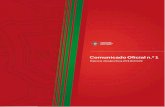 Comunicado Oficial n.º 1 · Comunicado Oficial n.º 1 Época desportiva 2018/2019 1 Aprovado na reunião do Comité de Emergência da Federação Portuguesa de Futebol, de 29 de