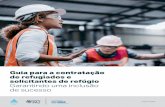 Guia para a contratação de refugiados e solicitantes de ...€¦ · Manaus, Cuiabá, Corumbá, São Paulo, Santo André, Jundiaí, ... do Cone Sul a ratificar, em 1960, a Convenção