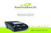 Manual do Usuário da Impressora MP-4000 TH FInbc.intersmartweb.com.br/PDF/MP-4000TH-FI (GPRS).pdf · 3 Manual do Usuário da Impressora MP-4000 TH FI - Revisão 1.1 Informações