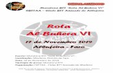 Rota Al-Buhera V - ApedalarSEDE: Rua do Alto do Alpouvar “Quinta Ricardo” Cx Postal 217-Z, 8200-552 Ferreiras - Albufeira Contactos: 918204526 / 917320136 / 969827022 Email: cbttaa@gmail.com