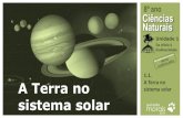1.1. A Terra no sistema solar - José Carlos Morais1.1. Identificar a posição da Terra no Sistema Solar, através de representações esquemáticas. 1.2.Explicar três condições