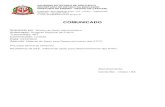 COMUNICADO - Microsoft · COMUNICADO Solicitado por: Núcleo de Apoio Administrativo Autorizado: Dirigente Regional de Ensino Transmitido: NIT Comunicado: 12/2020 Data: 03/02/2020
