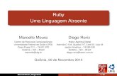 Ruby Uma Linguagem Atraente - Ruby e outras linguagem Ruby e duas partes Perl, uma parte Python, e uma