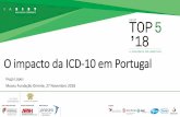 O impacto da ICD-10 em Portugal...O impacto da ICD-10 em Portugal Hugo Lopes Museu Fundação Oriente, 27 Novembro 2018 Com o Alto Patrocínio Parceiro Institucional Main Sponsor Support