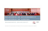 RELATÓRIO DE ATIVIDADES E RELATÓRIO DE CONTAS · relatÓrio de atividades e relatÓrio de contas mandato 2016/2017 direÇÃo da associaÇÃo acadÉmica da faculdade de direito de
