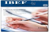 Educação Empresarial - IBEF Rio de Janeiro Informa 79 cs6.pdf · Investigação de Fraudes Corporativas Em meio aos inúmeros escândalos e casos de corrupção e fraudes corporativas,